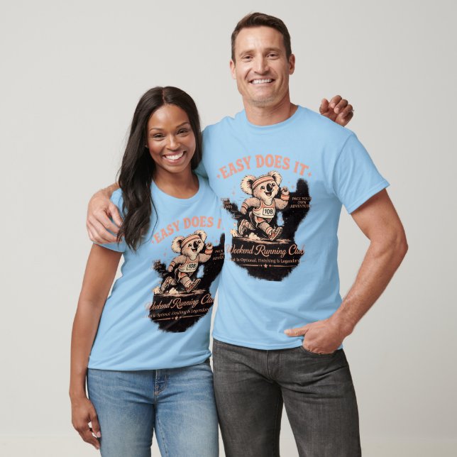 Easy Does It Weekend Running Club Retro Koala Tee (Unisex)