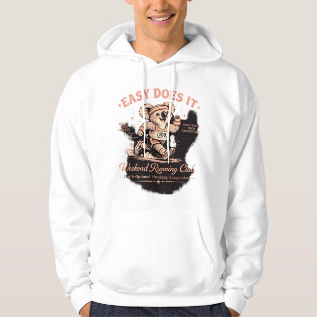 Easy Does It Weekend Running Club Retro Koala Tee (Front)