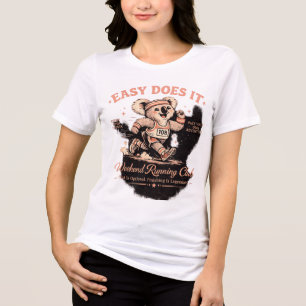 Easy Does It Weekend Running Club Retro Koala Tee