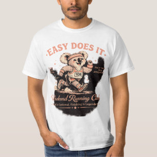 Easy Does It Weekend Running Club Retro Koala Tee