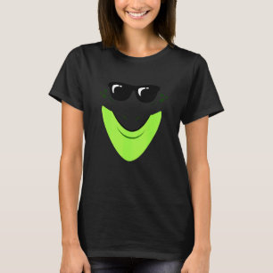 Easy Frog Cool Frog Face Animal Print Lazy Face Co T-Shirt