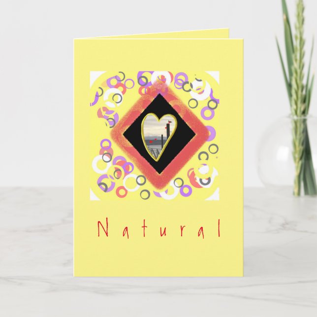 Easy-going Natural Community Living Thank You Card (Front)