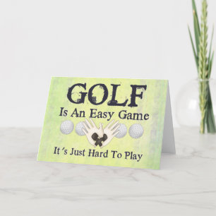 Easy Golf Card