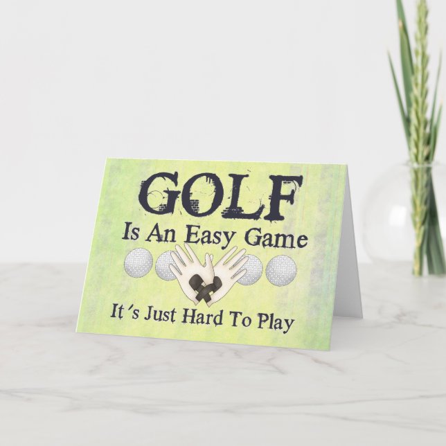 Easy Golf Card (Front)