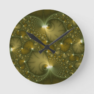 Easy Gro Fractals Round Clock