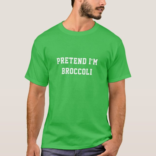 Easy Halloween Costume Broccoli  T-Shirt (Front)