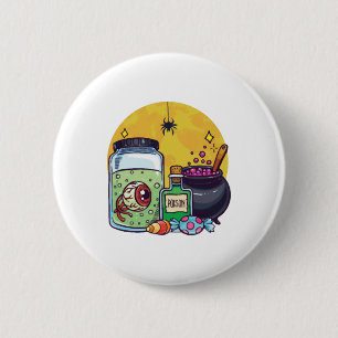 easy Halloween costume halloween mood  6 Cm Round Badge