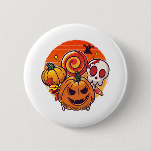 easy Halloween costume halloween mood   6 Cm Round Badge