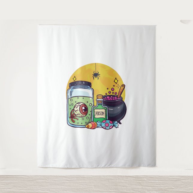 easy Halloween costume halloween mood Tapestry (Front)