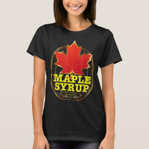 Easy Halloween Costume Maple Syrup Shirt Funny