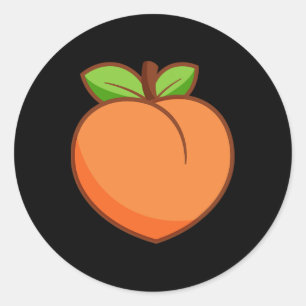 Easy Halloween Costumes For Women Pun Peach Classic Round Sticker
