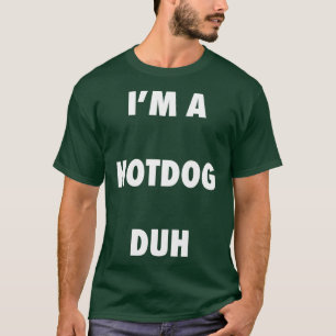 Easy Halloween Hotdog Costume for Men Women T-Shirt