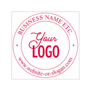 Easy Logo Replacement & Custom Text Pick Colour Self-inking Stamp
