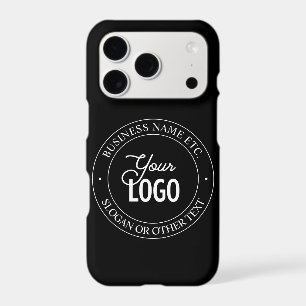 Easy Logo Replacement & Customisable Text Black