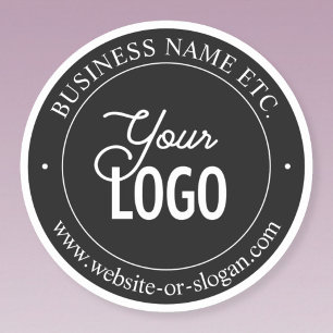 Easy Logo Replacement & Customizable Text   Black