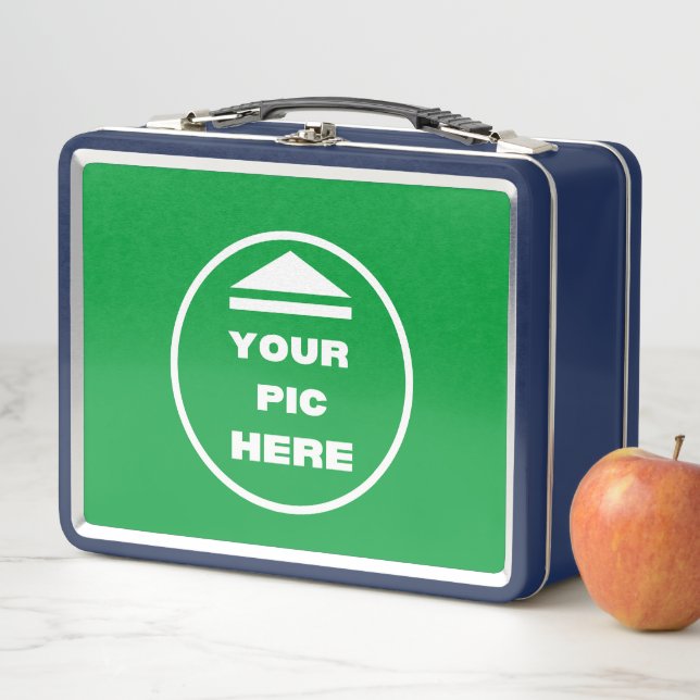 EASY! Metal Lunchbox - Blue - Custom (In Situ)