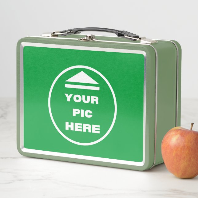 EASY! Metal Lunchbox - Green - Custom (In Situ)