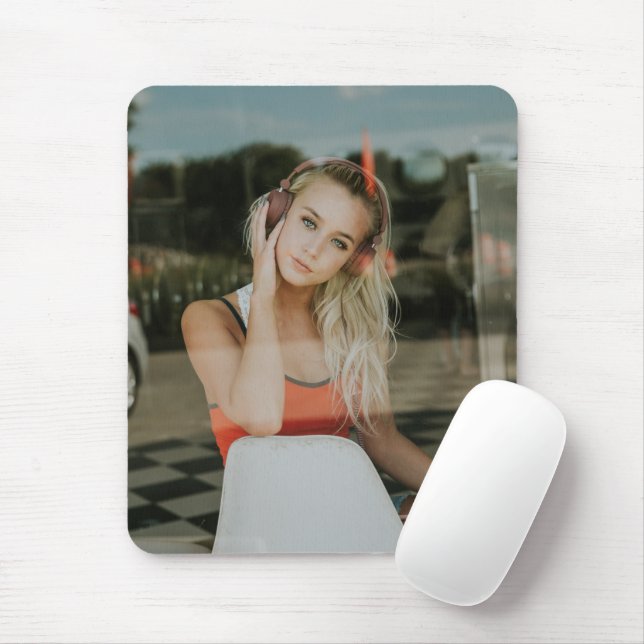 EASY!  Mousepad - Personalised - Add your Image (With Mouse)
