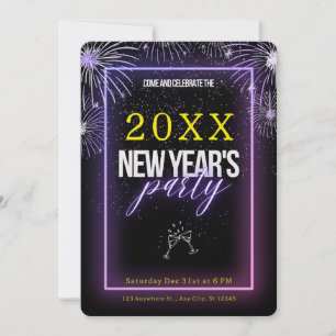 EASY! New Years Party Invitation -Add Details