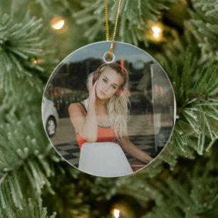EASY!  Ornament - Personalized - Add your Image