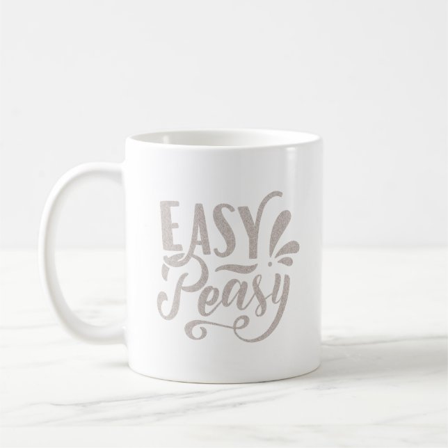 EASY PEASY COFFEE MUG (Left)