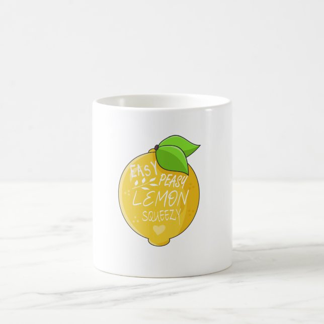 Easy peasy lemon squeezy coffee mug (Center)