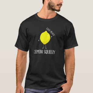 Easy Peasy Lemon Squeezy Summer Joke Lemon Graphic T-Shirt