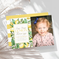 Easy Peasy Lemon Three-zy Photo 3rd Birthday