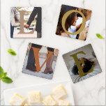 Easy Personalise Your Own Unique LOVE Photo Coaster Set<br><div class="desc">Easy Personalise Your Own Unique acrylic coaster set from Ricaso - add your own photographs to this great set - makes a wonderful unique keepsake or gift idea - spells out the word LOVE</div>