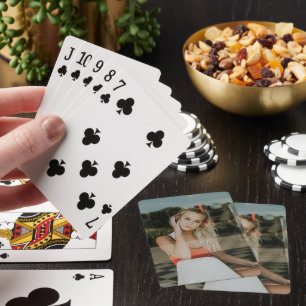 EASY!  Playing Cards - Personalised - Add Image