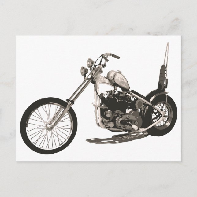 Easy Rider Motorcycle - Hollywood Chopper Card (Front)