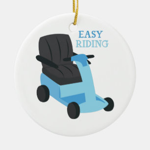 Easy Riding Ceramic Tree Decoration