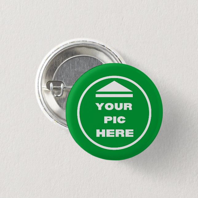 EASY! Round Button - Small, 1¼ Inch - Custom (Front & Back)