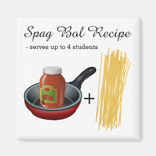 Easy Spag Bol Recipe Magnet
