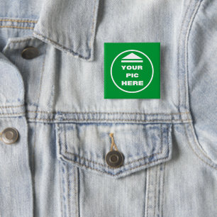EASY! Square Button - 2 Inch - Custom