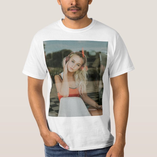 EASY!  T-Shirt - Personalised - Add your Image (Front)