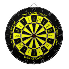 Easy Text Personal Bumble Bee Regulation Dartboard