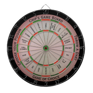 Easy Text Personal Regulation Dart Board