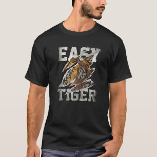 Easy tiger 3 distressed tiger costume casual chic T-Shirt