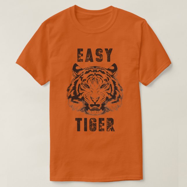 Easy Tiger distressed casualchic graphic  T-Shirt (Design Front)