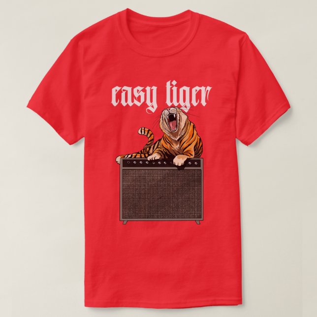 Easy Tiger Speaker Equalizer Streetwear Streetstyl T-Shirt (Design Front)