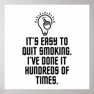 Easy to quit smoking poster