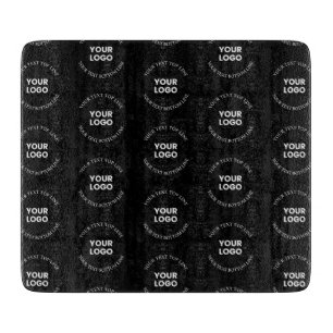 Easy to Replace Logo & Editable Text Pattern Cutting Board