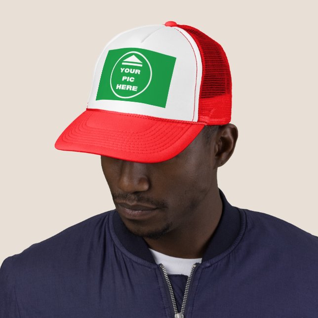 EASY! Trucker Hat - Red - Customise (In Situ)