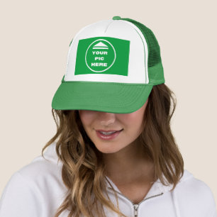EASY! Trucker Hat - White and Green - Customise