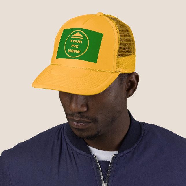 EASY! Trucker Hat - Yellow - Customise (In Situ)
