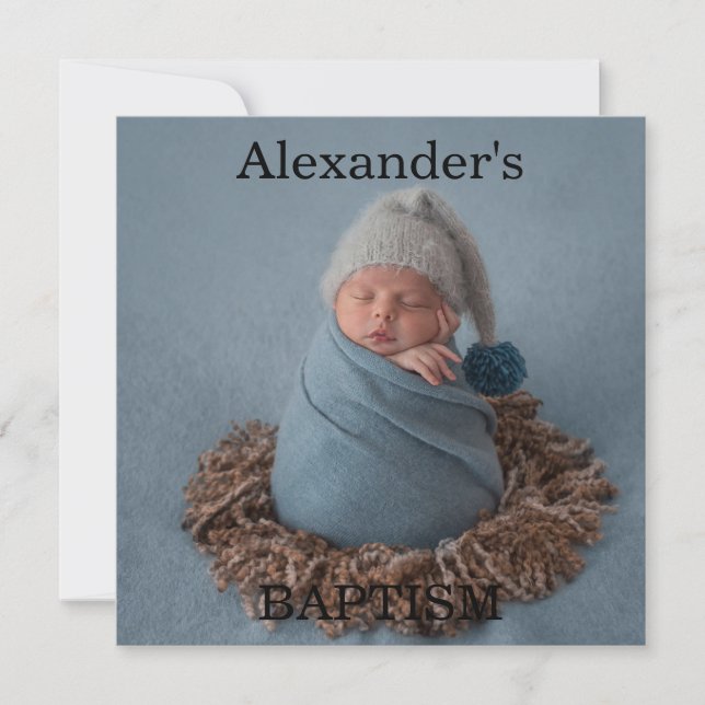 Easy Upload Child's Photo add Child's name  (Front)