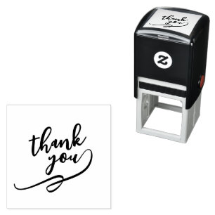 Easy-Use Thank You Stamp in 1.5 Inch Design