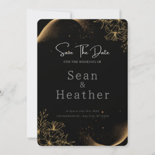 EASY! Wedding Invitation - Add Your Details Dark