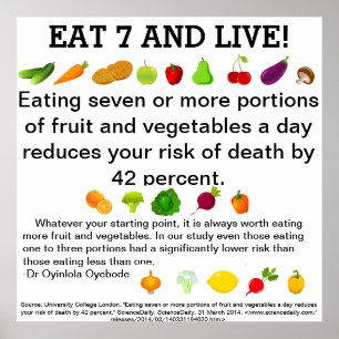 Eat 7 and Live! Poster